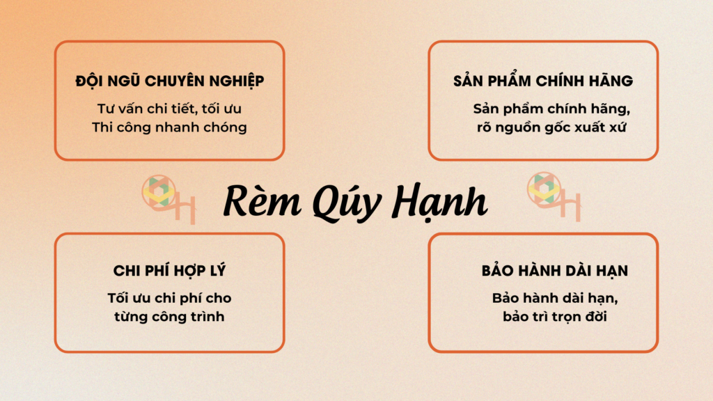 Lợi ích khi đặt hàng Rèm Qúy Hạnh