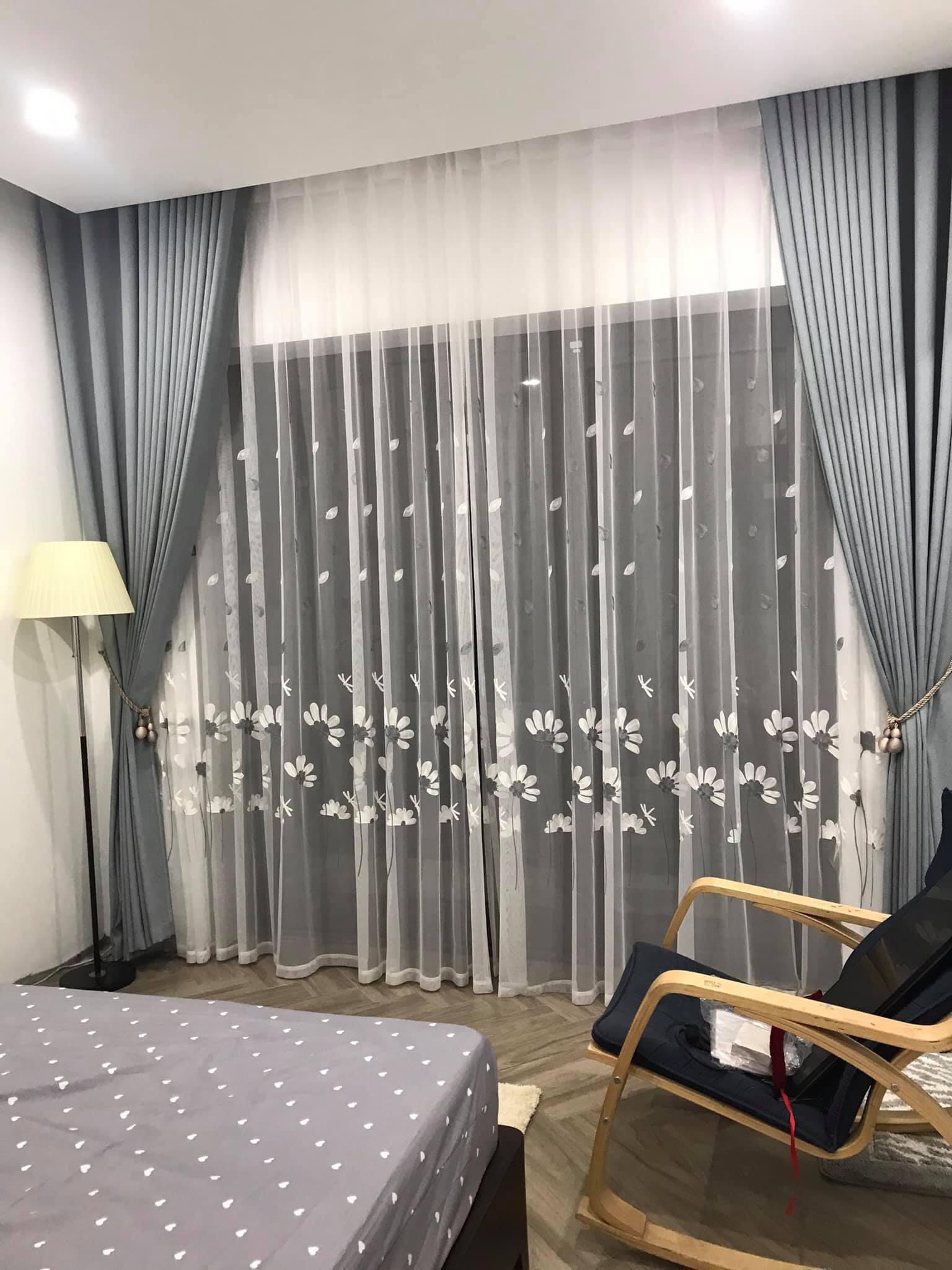 Tổng hợp các mẫu rèm vải 2 lớp đẹp cao cấp tại rèm Quý Hạnh