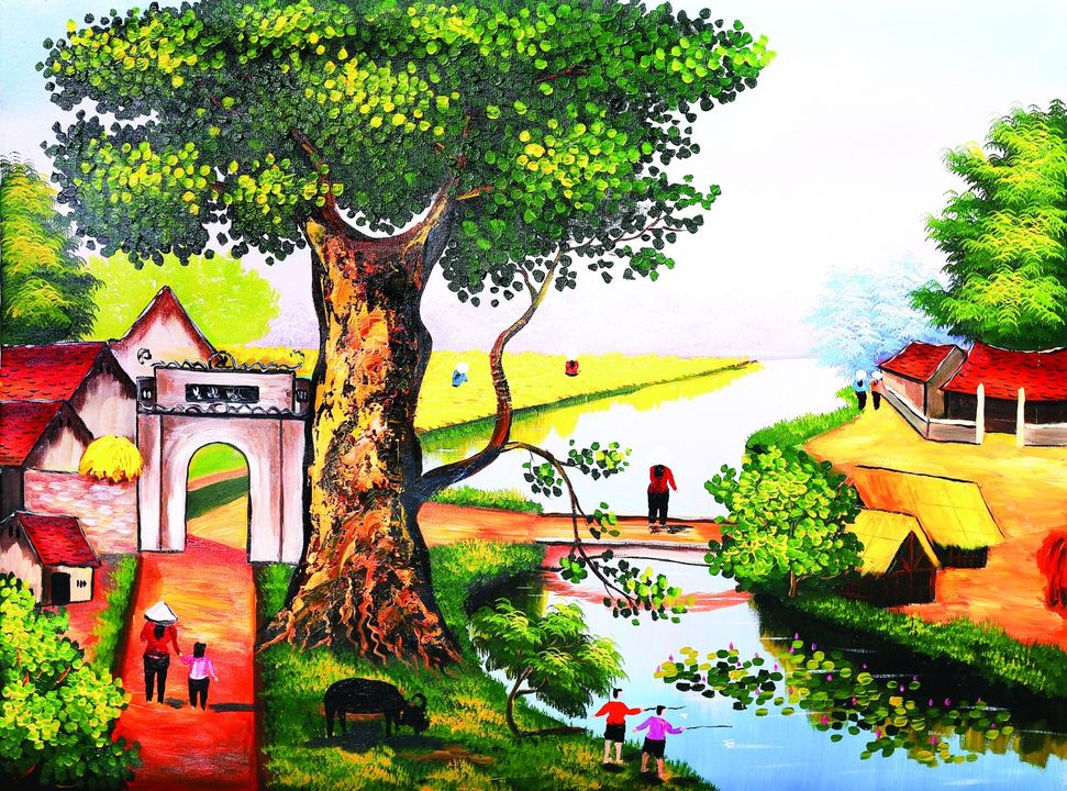 rem cuon in tranh dep 11