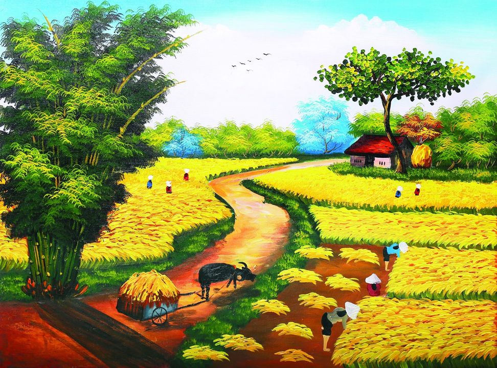 rem cuon in tranh dep 8
