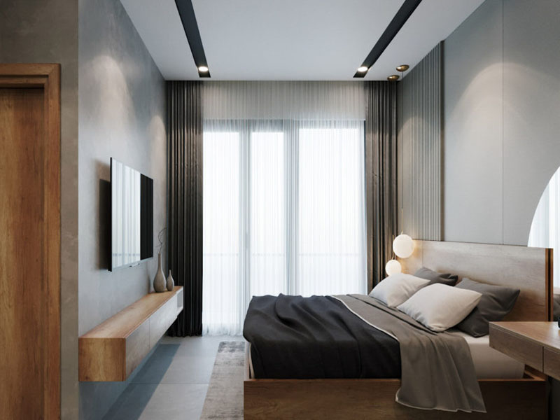 Rèm cửa đẹp cho phòng ngủ nhỏ - Tạo không gian thoáng đãng và hiện đại