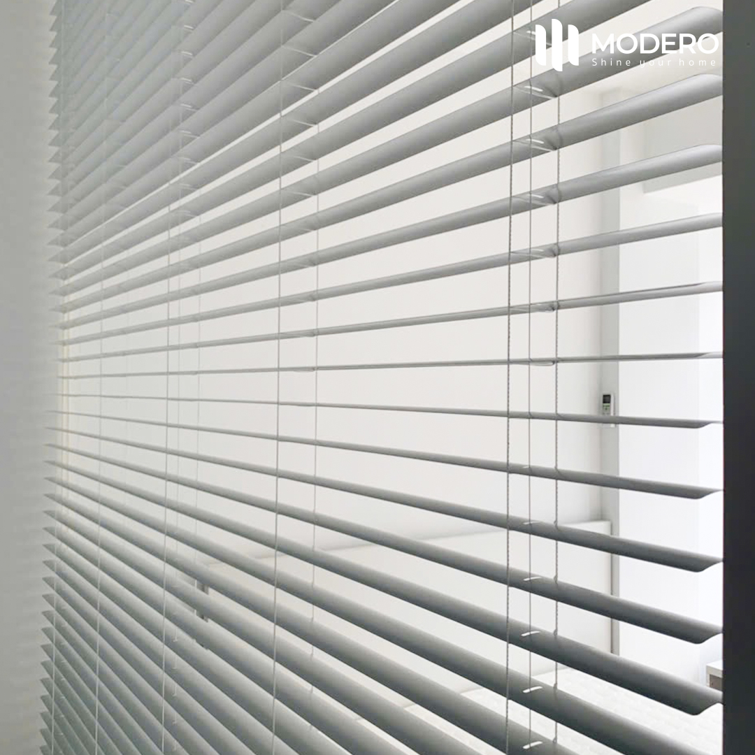 Rèm Sáo Nhôm Màu Trung Tính – Tinh Tế, Bền Bỉ, Đẳng Cấp